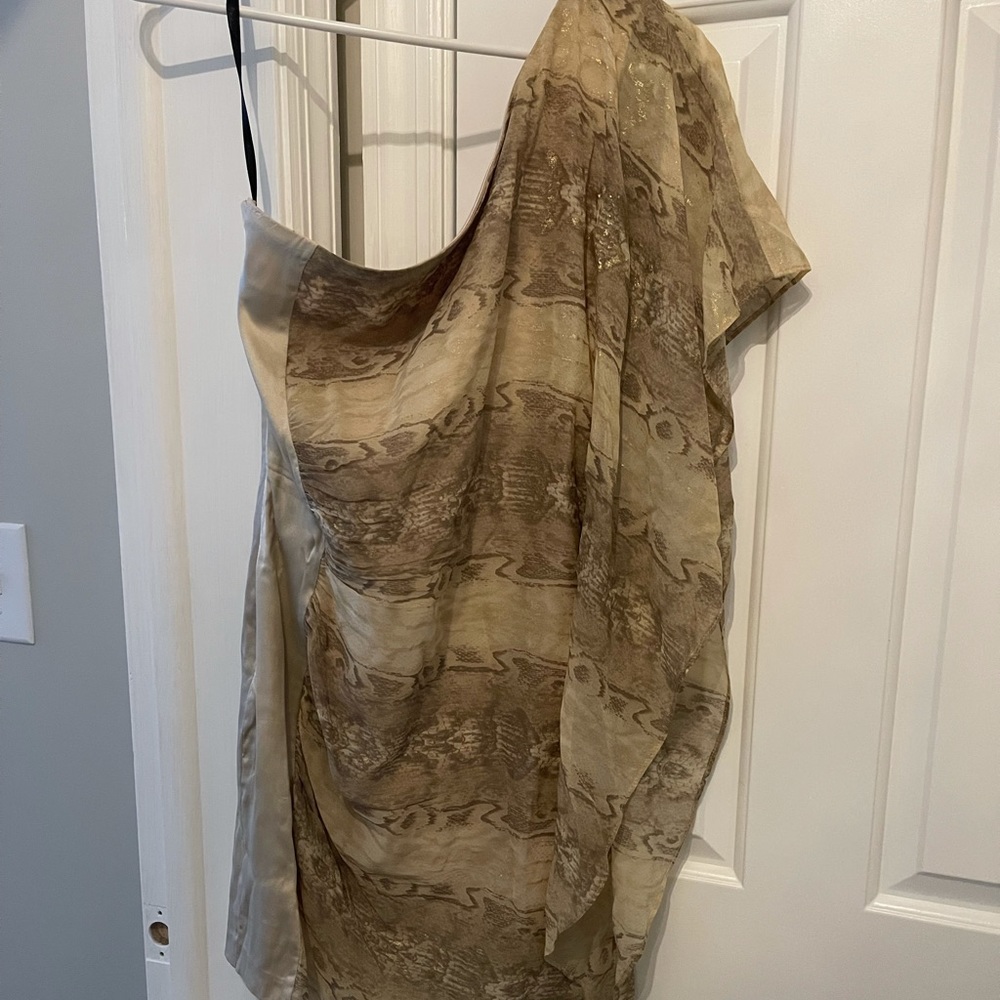 Bebe One shoulder dress